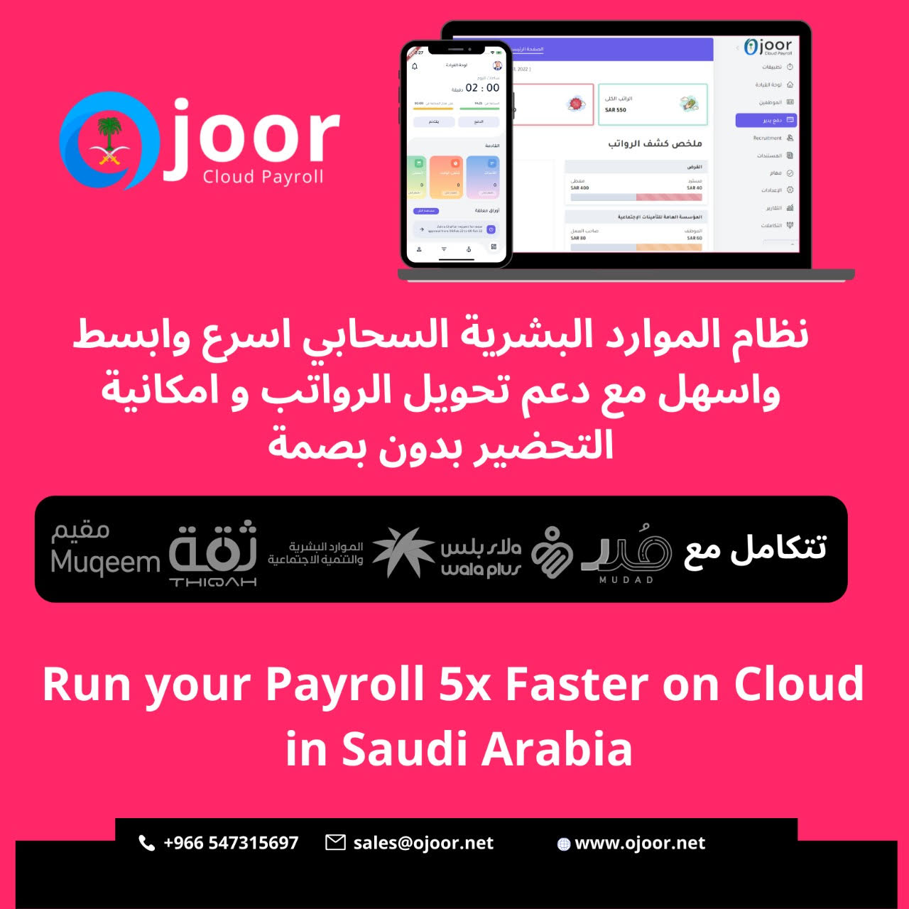 كيف يدعم برنامج الموارد البشرية الامتثال للقوانين في برامج موارد بشرية سعودي؟